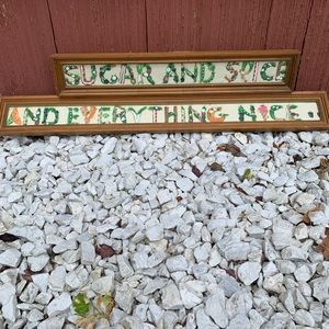 Sugar Spice And Everything Nice Veggie Home Decor